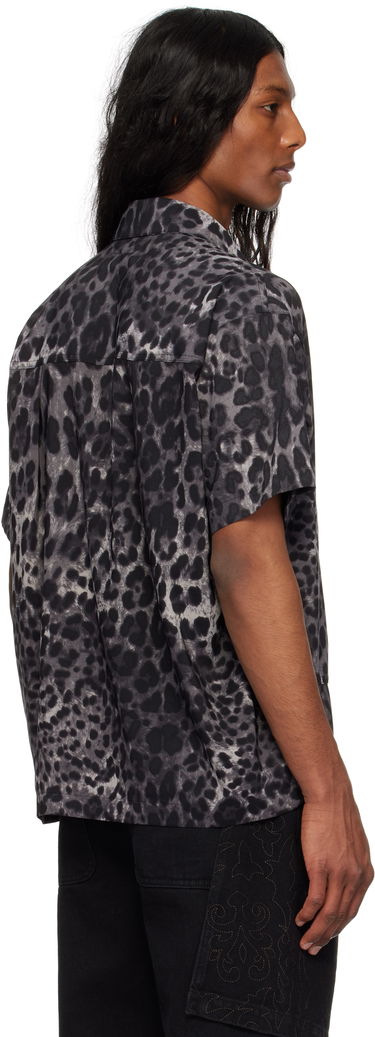 Srajce Andersson Bell Andersson Bell Leopard Print Shirt Črna | atb1277m, 2