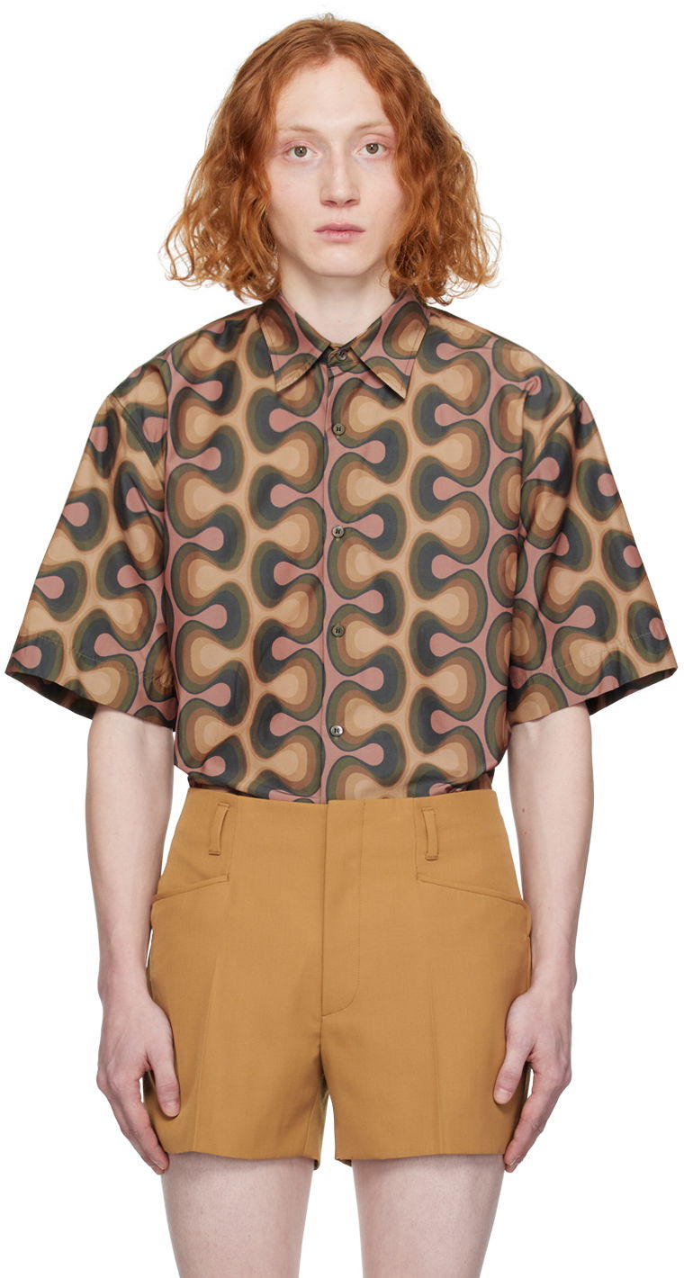Srajce Dries Van Noten Printed Shirt Večbarvna | 241-020709-8027