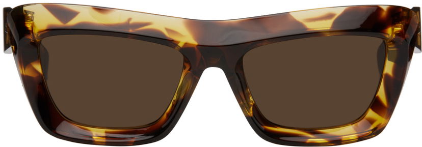 Sončna očala Bottega Veneta Scoop Squared Acetate Sunglasses Rjava | BV1283S