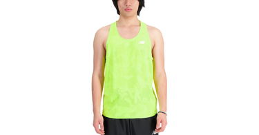 Majica brez rokavov New Balance Q Speed Top Zelena | mt33280thw, 1