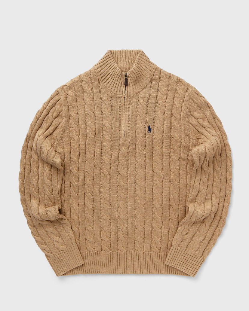Pleteni pulover Polo by Ralph Lauren Long Sleeve Pullover Sweater Rjava | 710810841003