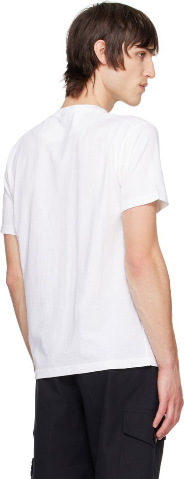 Majica Stone Island Stone Island Organic Cotton Jersey Fissato T-Shirt Bela | K1S15 2100219 S0057, 2