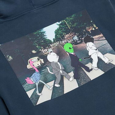 Pulover RIPNDIP Rip N Dip Crosswalk Hoodie M Mornarica | RNDSPR25130, 3
