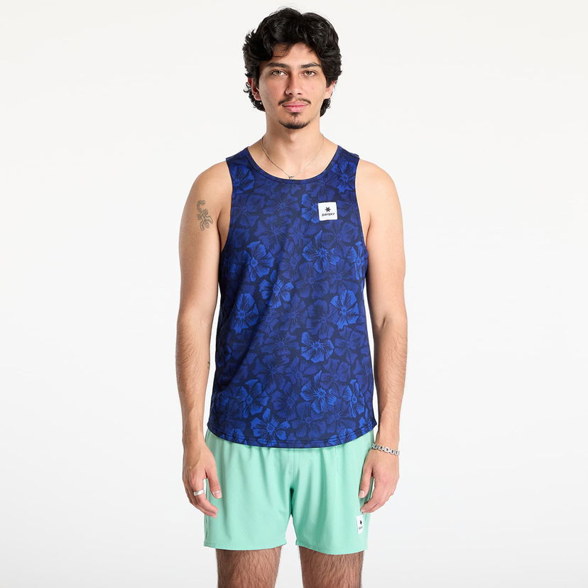 Majica brez rokavov Saysky SAYSKY Flower Combat Singlet Modra | NMRSI31C1029