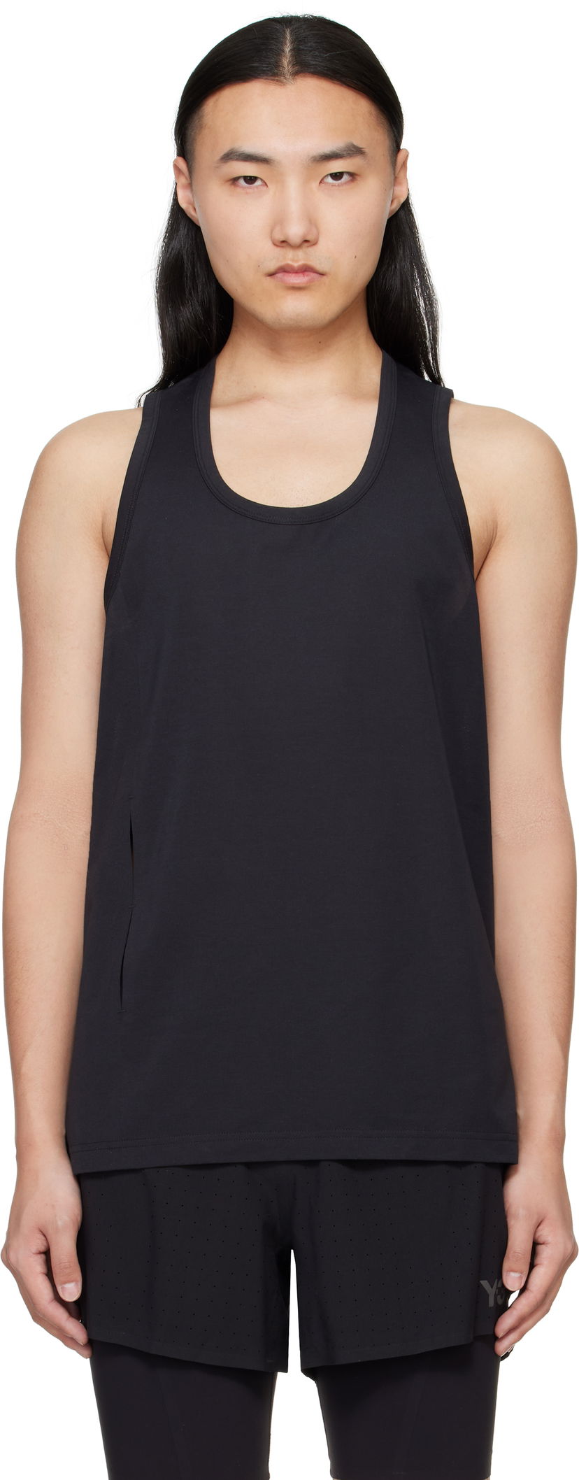 Majica brez rokavov Y-3 Y-3 Sleeveless Tank Top Črna | JN4912