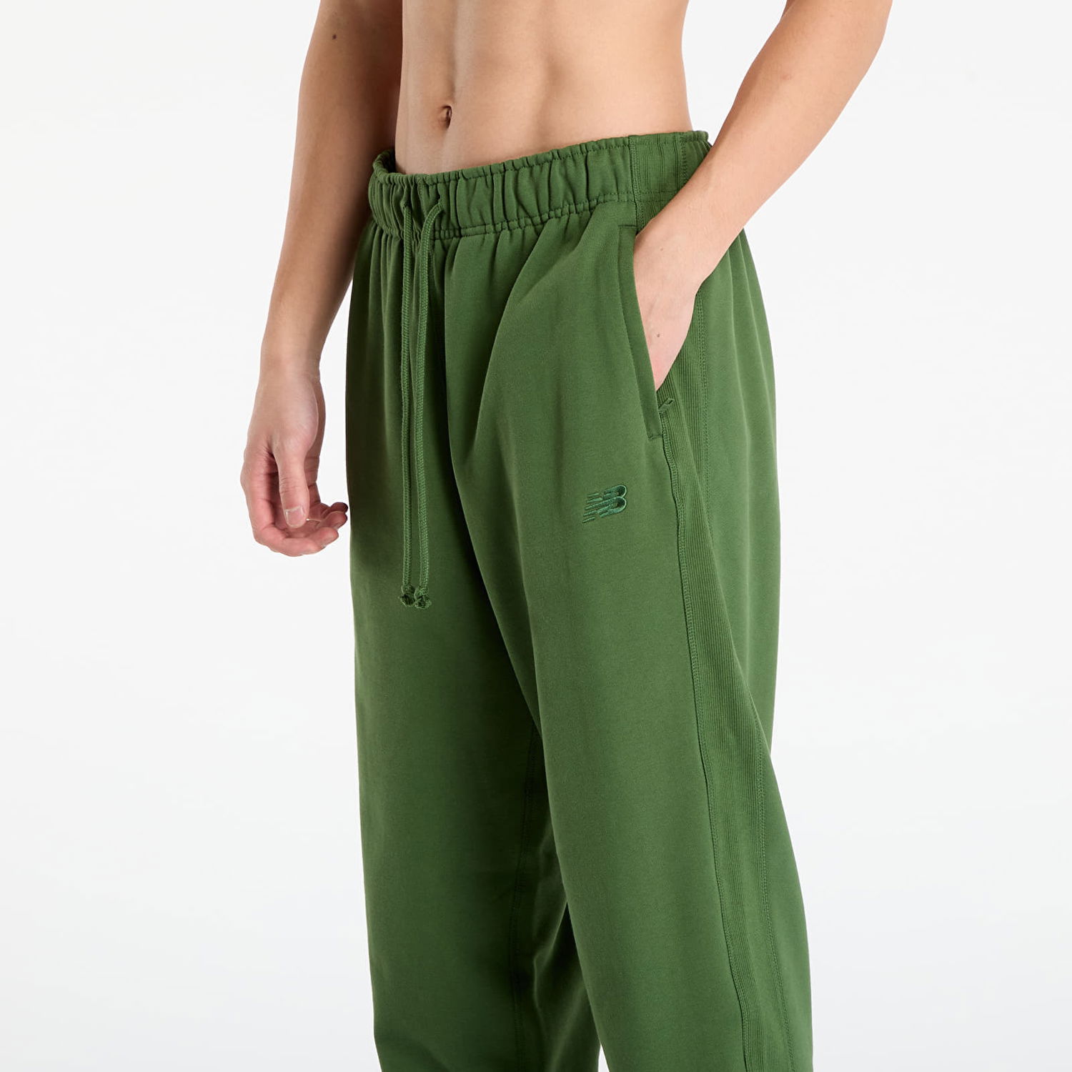 Trenirka New Balance Drawstring Sweatpants Zelena | NBMP41508DAE, 1