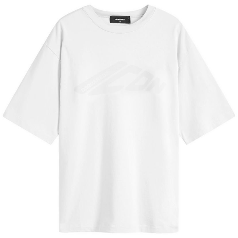 Majica DSQUARED2 ICON Loose Fit T-Shirt Bela | S79GC0107-S24583-100