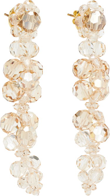 Uhani Simone Rocha Simone Rocha Cluster Drip Crystal Earrings Modra | ERG546 0903, 2