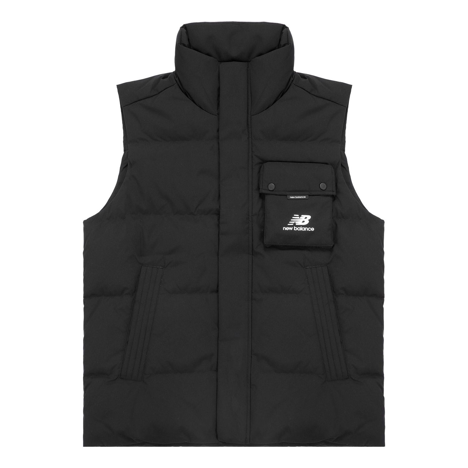 Telovnik New Balance Men's Windproof Puffer Vest Črna | AMV14310-BK, 0
