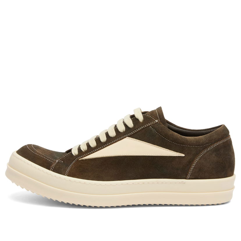 Superge in čevlji Rick Owens Suede Vintage Sneaks Rjava | RR02E1897-LCSILV-10611