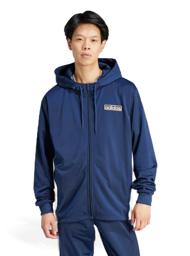 Pulover adidas Originals Adicolor Adibreak Full-Zip Hoodie Mornarica | IM8208
