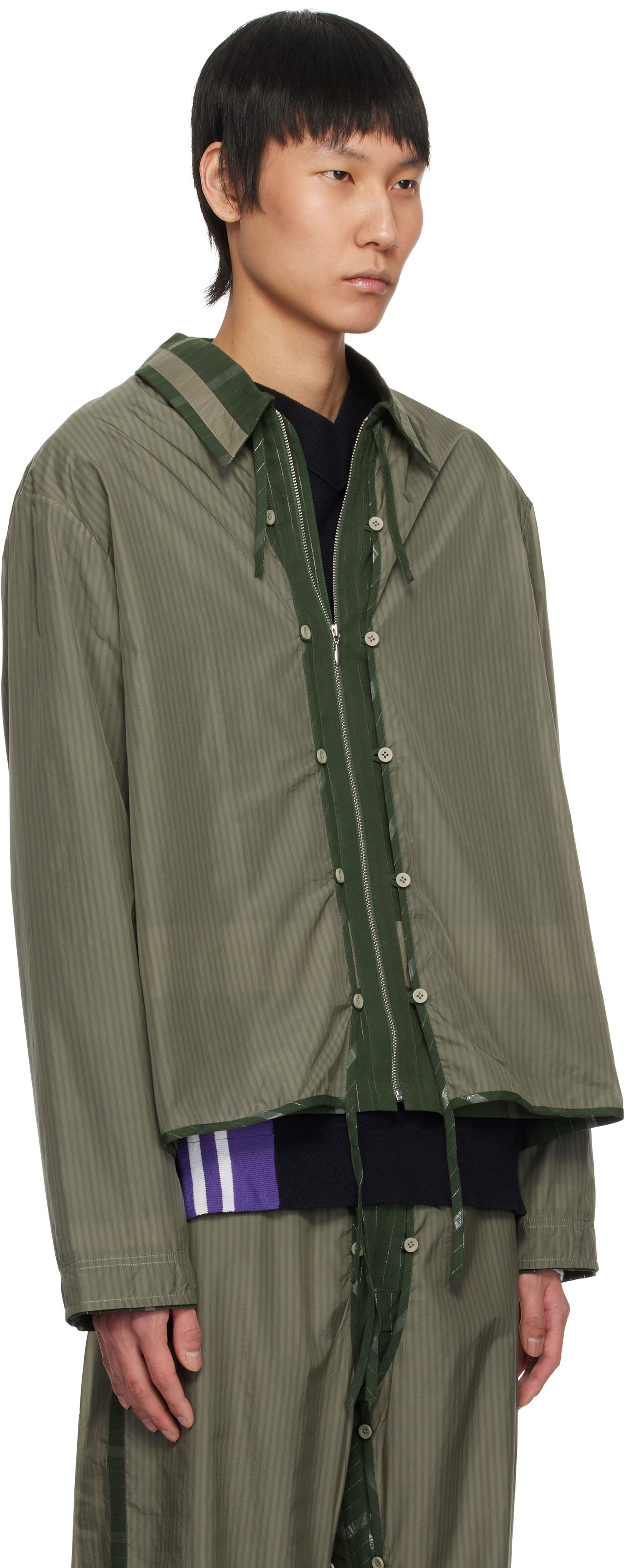 Srajce Craig Green Craig Green Layered Shell Jacket Zelena | CGSS25CWOSHI54, 1