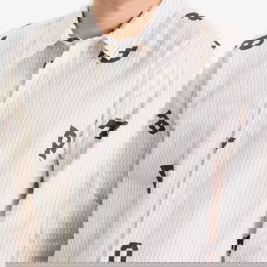 Srajce Pop Trading Company Pop Trading Company Letters Striped Shirt, Size Large Bela | POPSS25-03-007, 5