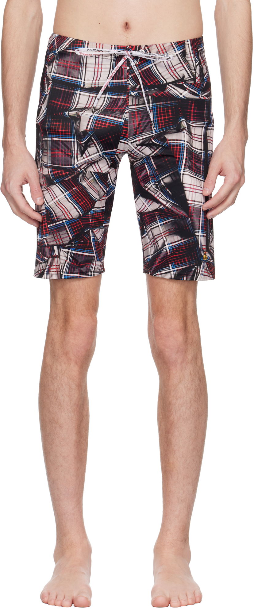 Kopalke Vivienne Westwood Vivienne Westwood Draped Tartan Swim Shorts Večbarvna | 8101000M-J0099-