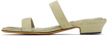 Obleke The Row The Row Awar Strap Heeled Sandals Zelena | F1594-L221, 2