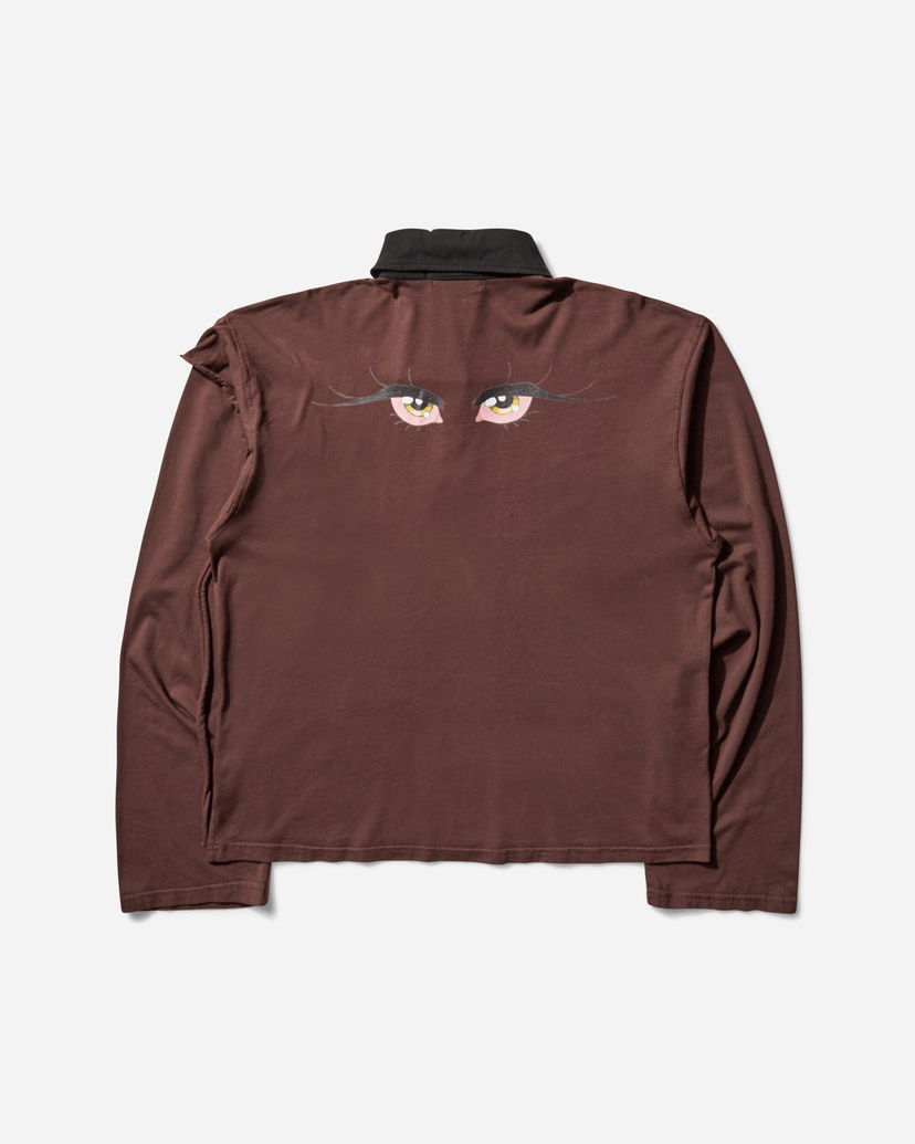 Polo majica Ottolinger Julien Ceccaldi Longsleeve Polo Rjava | 11510291503 BRW