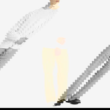 Majica BEAMS Beams Plus Long Sleeve Pocket Tee, Size Large Bela | 3814-0066-156-01, 4