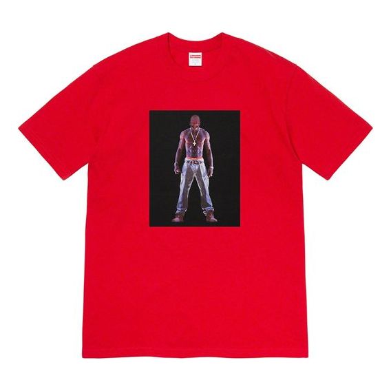 Majica Supreme SS20 Tupac Hologram Graphic T-Shirt Rdeča | SUP-SS20-267