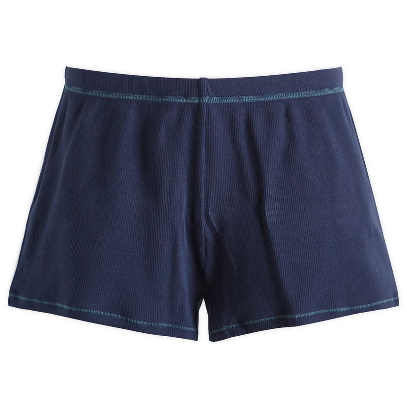 Boksarice SKIMS SKIMS Cotton Rib Loose Short, Size Large Mornarica | SH-SHO-8509W-NAVY