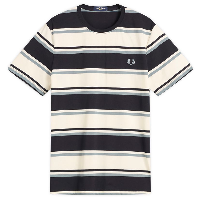 Majica Fred Perry Fred Perry Bold Striped T-Shirt, Size Large Večbarvna | M1302-608