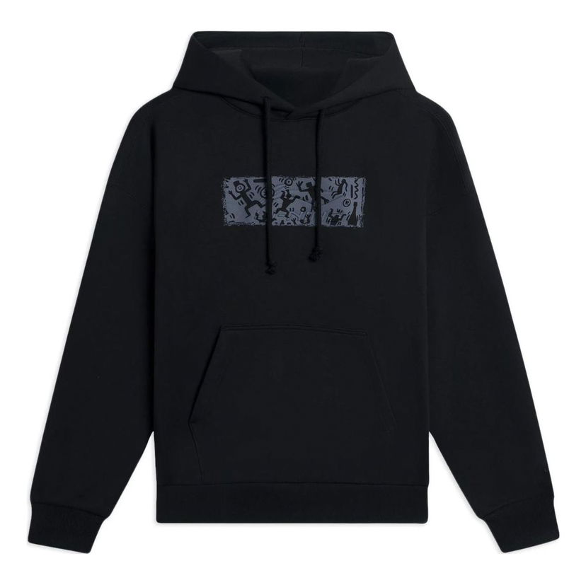 Pulover Li-Ning Graphic Print Hoodie Črna | AWDSB43-1