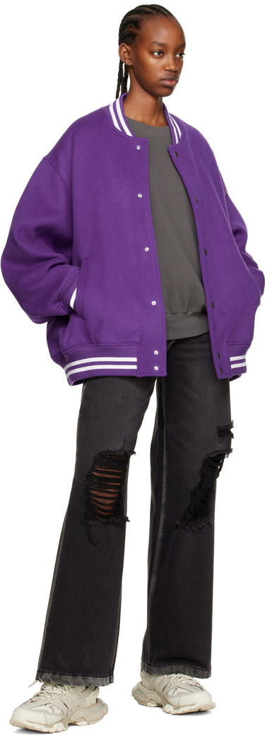 Bomber jakna We11done We11done Oversized Bomber Jacket Lila | WD-JP3-22-029-U-PP, 3