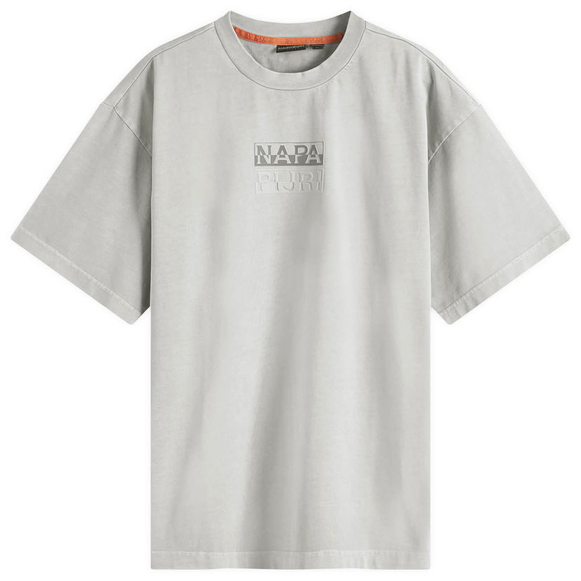 Majica Napapijri Split Logo T-Shirt, Size Large Siva | NP0A4ILQH621