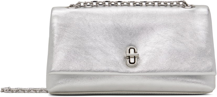 Torba za čez ramo Marc Jacobs Marc Jacobs 'The Metallic Dual Chain Wallet' Bag Kovinski | 2R4SMN005S02