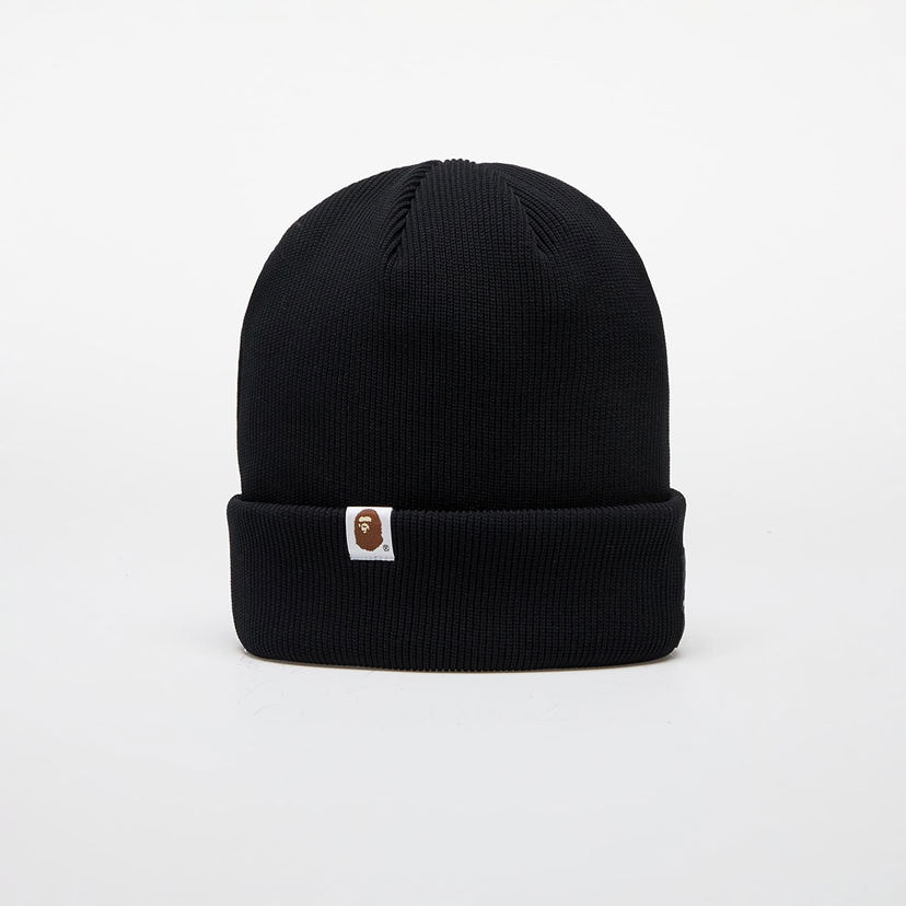 Beanie BAPE Logo Knit Cap Črna | 001HTK801008M BLK