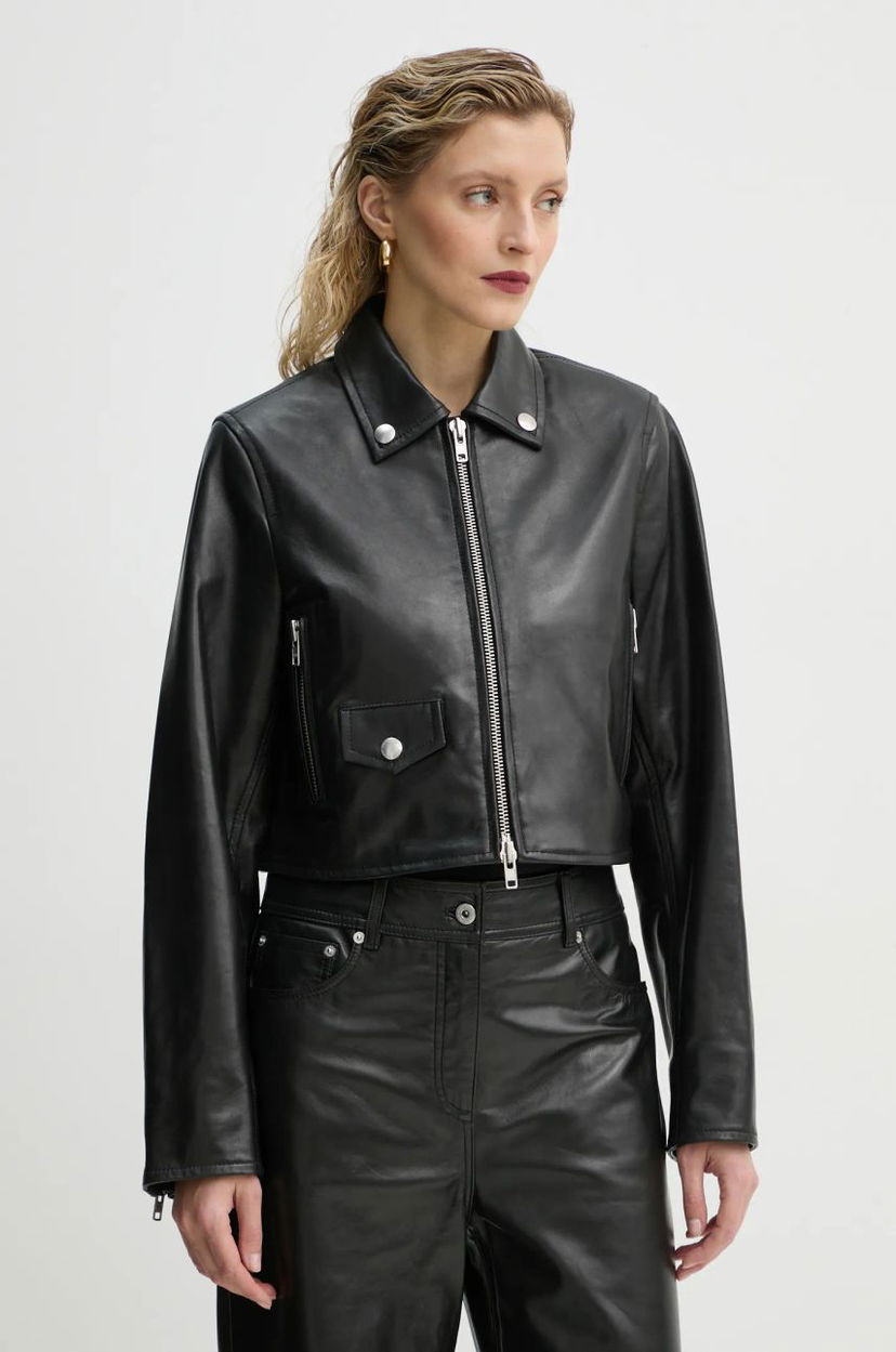 Jakna STAND STUDIO Stand Studio Brooke Cropped Leather Jacket Črna | 66384.7750