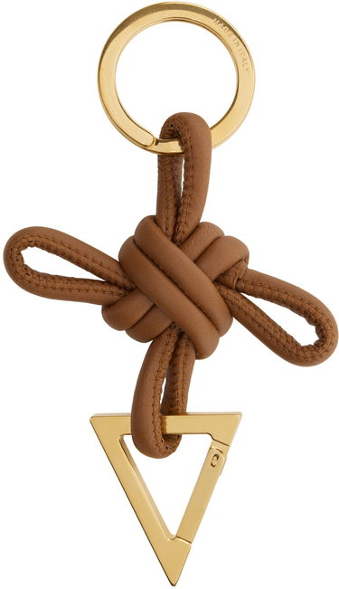 Obeski za ključe Bottega Veneta Triangle Keychain Rjava | 619100 V0050, 1