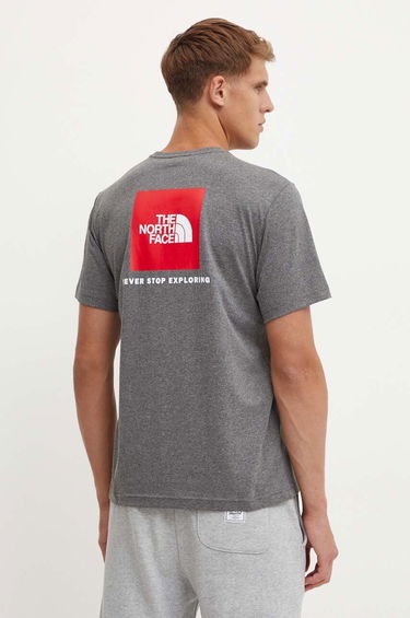 Majica The North Face Short Sleeve Red Box Graphic T-Shirt Siva | NF0A87NPDYY1, 0