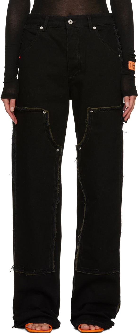 Kavbojke HERON PRESTON Rebuilt Carpenter Jeans Črna | HWYB009F23DEN0011000, 0