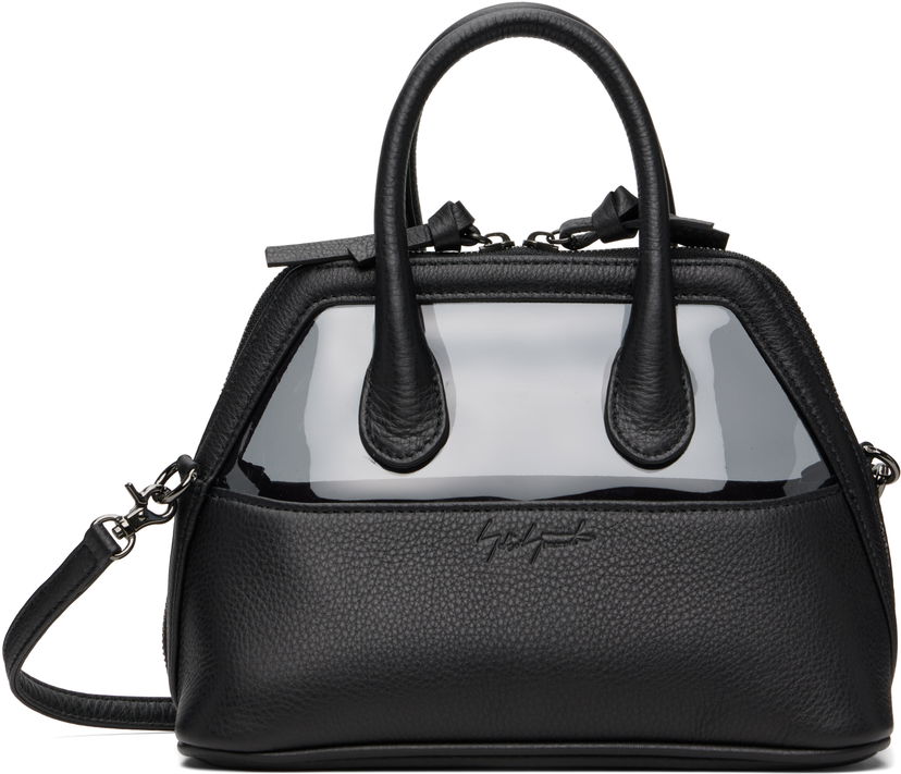 Torbica Yohji Yamamoto YOHJI YAMAMOTO Translucent Mini Bag Črna | DP-I15-715