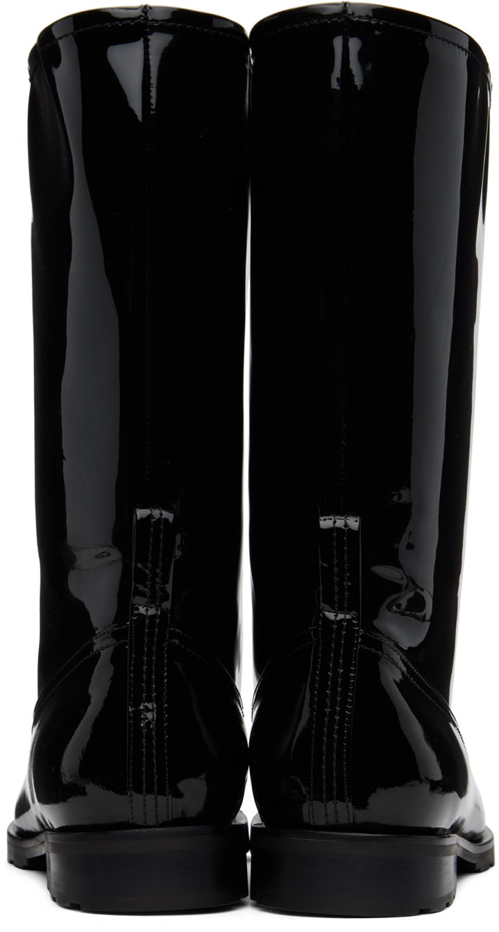 Oblačila We11done We11done Enamel Combat Boots Črna | WD-AO3-22-453-M-BK, 1