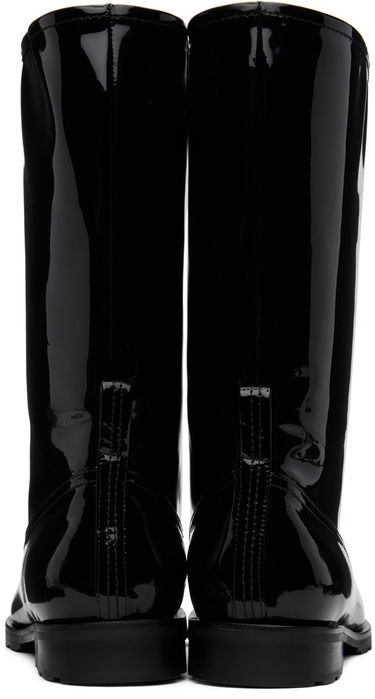 Oblačila We11done We11done Enamel Combat Boots Črna | WD-AO3-22-453-M-BK, 1
