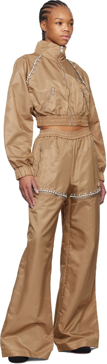 Trenirka Area AREA Crystal Trim Track Jacket Rjava | FW24AWOU0028FA01, 3