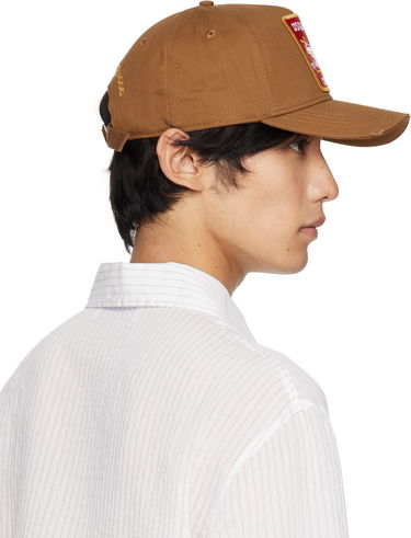 Kapa DSQUARED2 Dsquared2 Canadian Patch Baseball Cap Rjava | BCM0367_05C00001_5092, 2