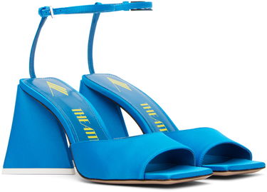Modni dodatki The Attico Attico Piper Satin Heeled Sandals Modra | 232WS599 V015, 3
