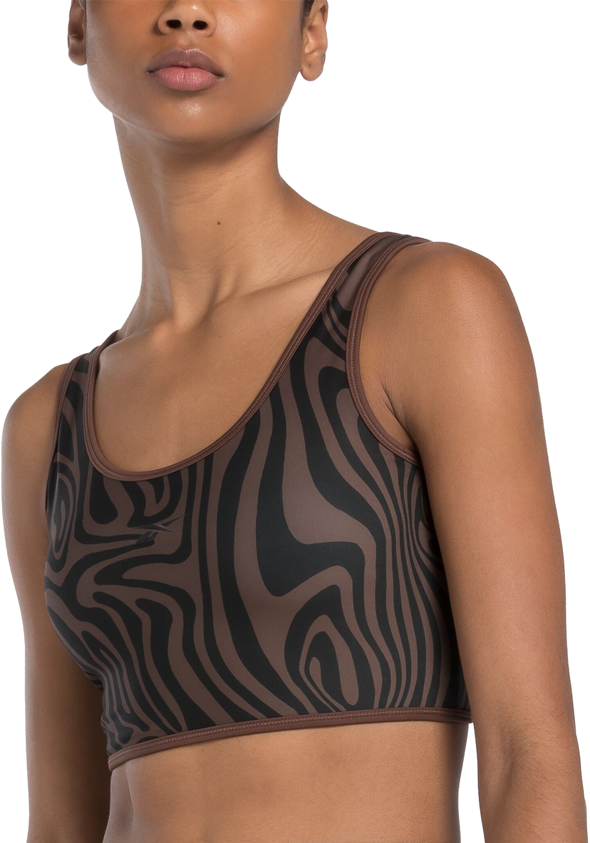 Kopalke Reebok Reebok Mod Safari Poly Sports Bra Rjava | 100076289
