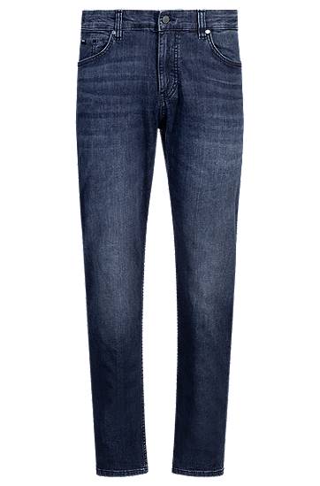 Kavbojke BOSS Maine Regular-Fit Thermoregulating Jeans Modra | 50539017