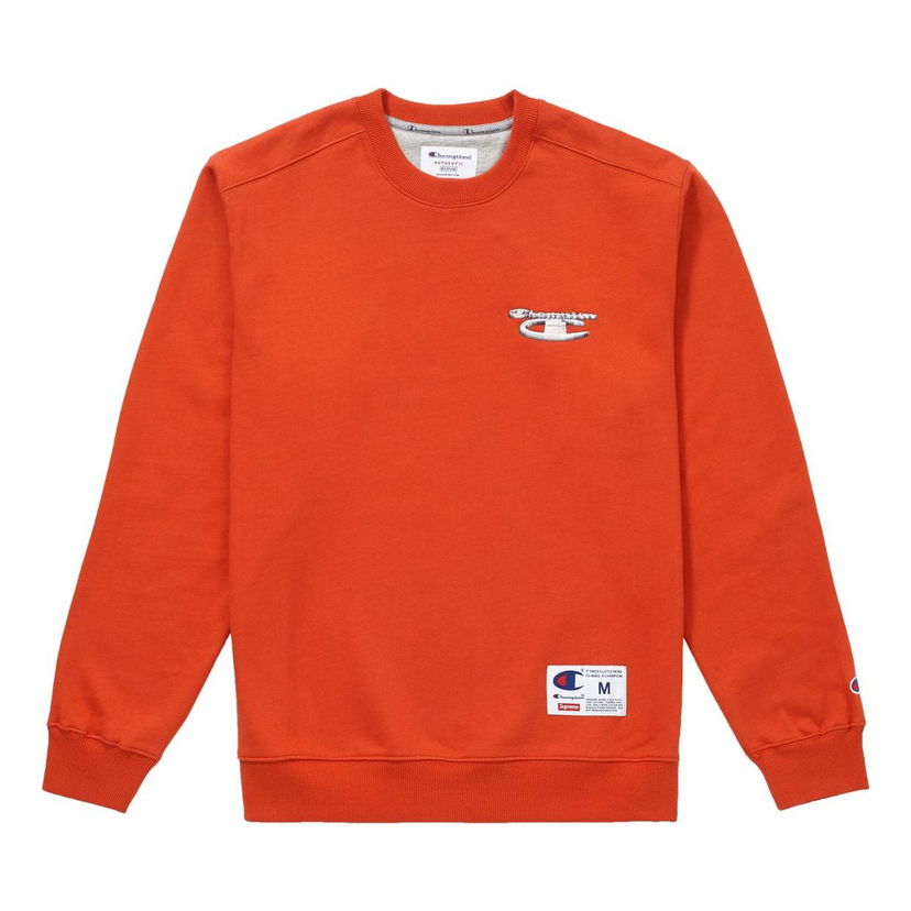 Pleteni pulover Supreme Champion 3D Metallic Crewneck Sweatshirt Oranžna | SUP-FW18-723