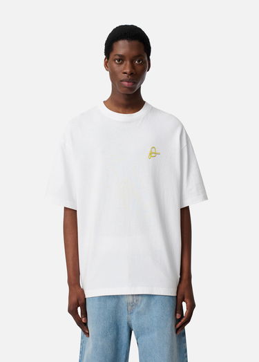 Majica AXEL ARIGATO Paper Clip T-Shirt Bela | A3446001, 2