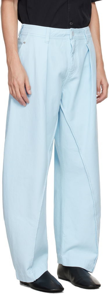 Hlače JW Anderson Twisted Seam Trousers Zelena | TR0423-PG1600, 4