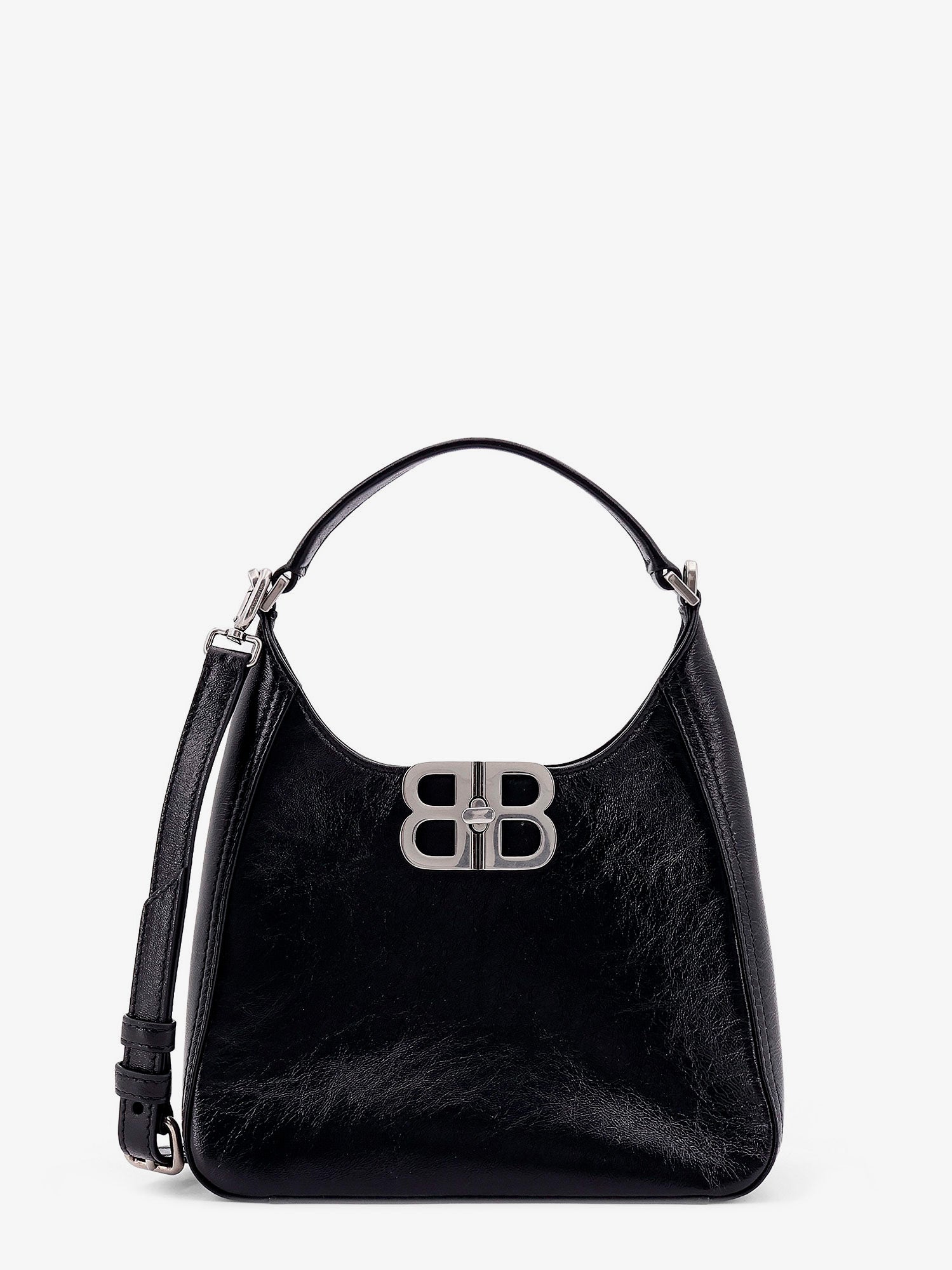 Torbica Balenciaga Soft Hobo S Handbag Črna | 8019282ABFJ1000, 0