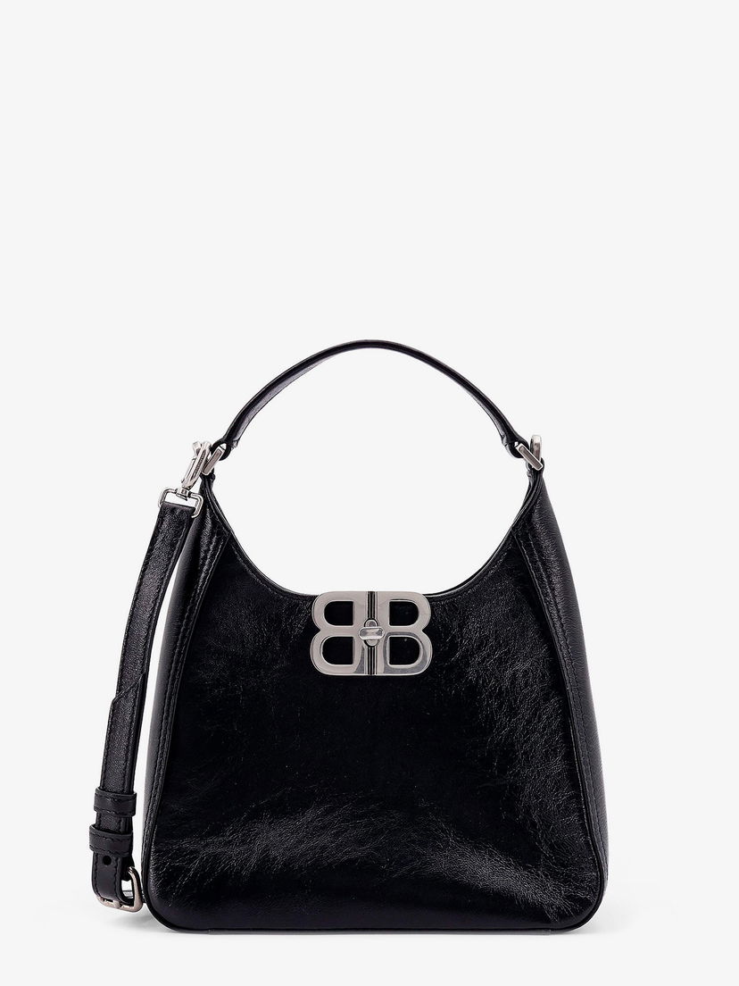 Torbica Balenciaga Soft Hobo S Handbag Črna | 8019282ABFJ1000