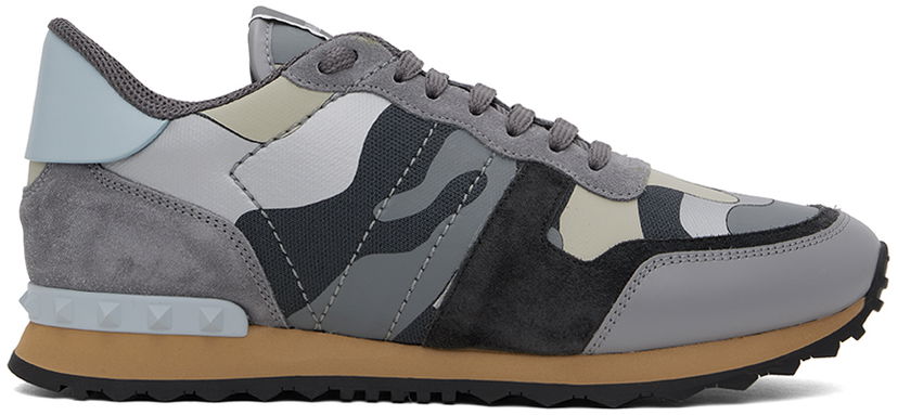 Superge in čevlji Valentino Valentino Garavani Rockrunner Camouflage Siva | 5Y2S0723MQV