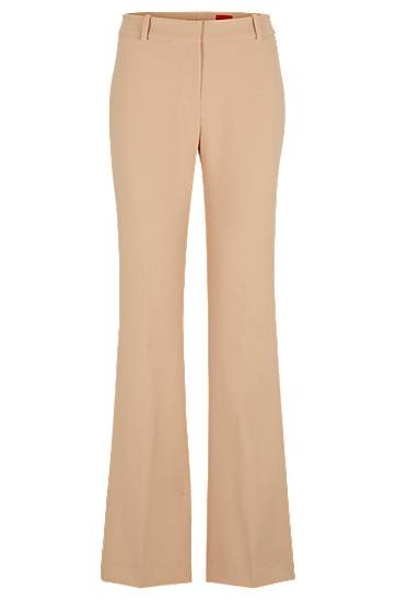 Hlače BOSS Bootcut Stretch Trousers Bež | 50518543