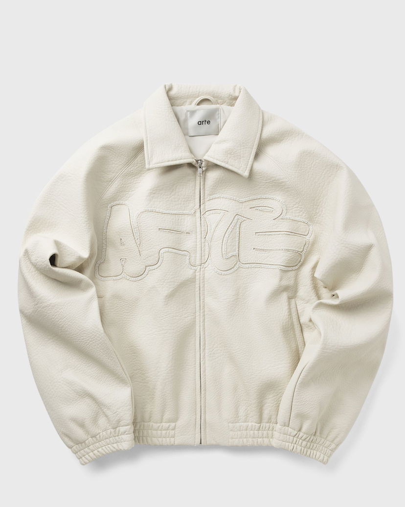 Jakna Arte Antwerp Beaded Patch Jacket Bela | SS25-130J-CREAM