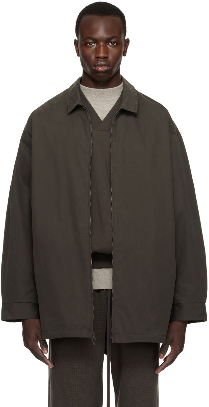 Vetrovka Fear of God Essentials Zip Jacket Zelena | 202BT224190F